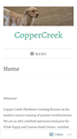 Mobile Screenshot of coppercreekpaws.com